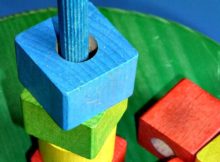 DIY Wooden Blocks Stacking Toy