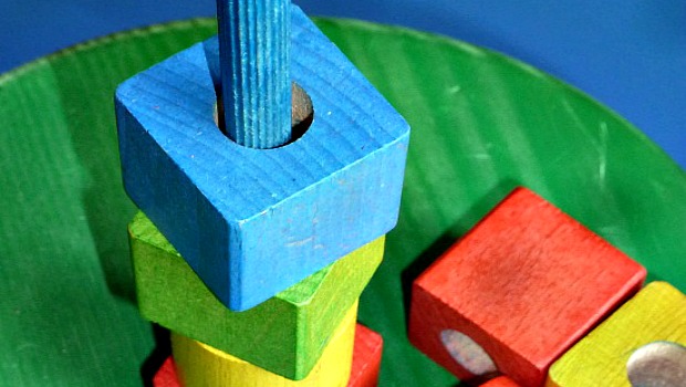 DIY Wooden Blocks Stacking Toy
