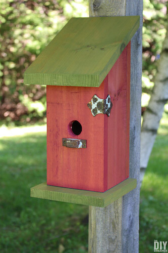 DIY Wooden Birdhouse by The DIY Dreamer