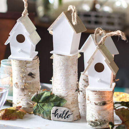 A Birdhouse Village by Sustain My Craft Habit