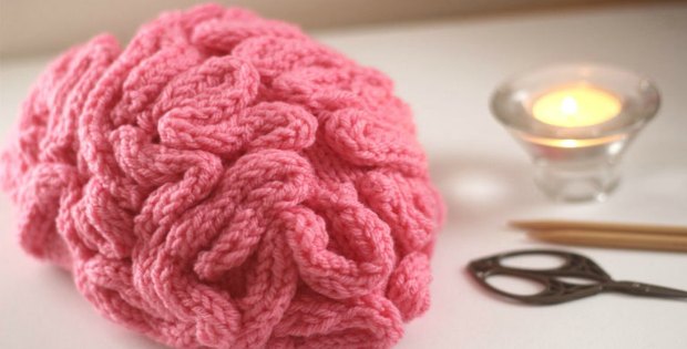 Free Video tutorial For Knitted Brain Hat Pattern