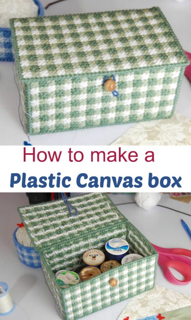 Plastic Canvas Box Gingham Thread - Free Pattern - Crafting News