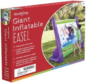 hearthsong double sided inflatable easel