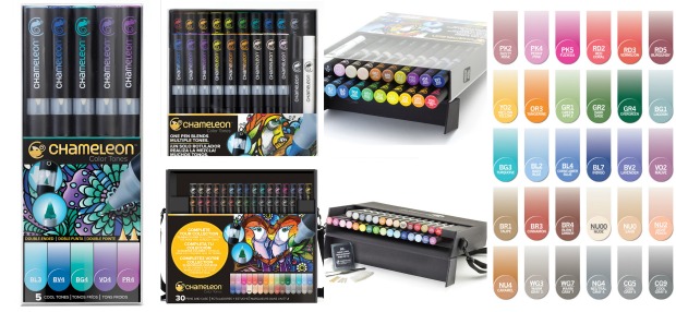 Chameleon coloring pens. A revolution in coloring with gradable colors all in the same pen for expert coloring.