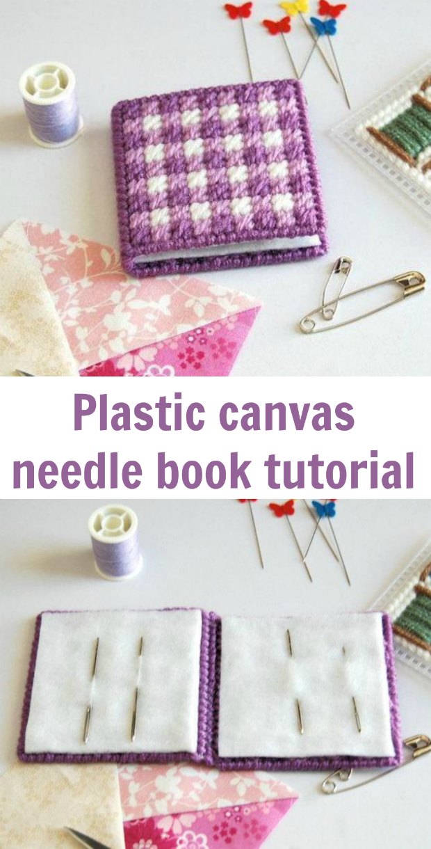 31+ Best Crafting Tables Plastic canvas easy beginner project needle book tutorial pattern