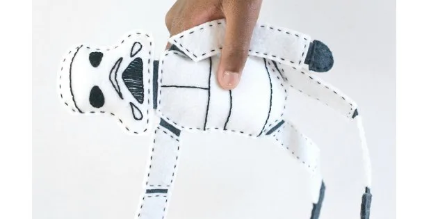 Sewed Star Wars Storm trooper doll