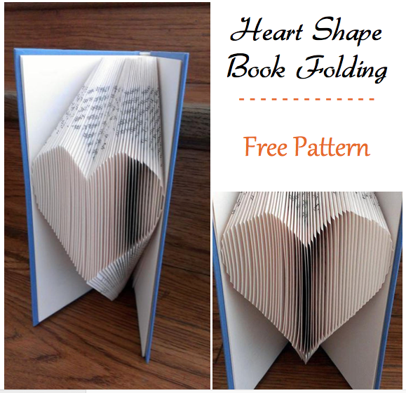 Book Folding Heart Free Pattern