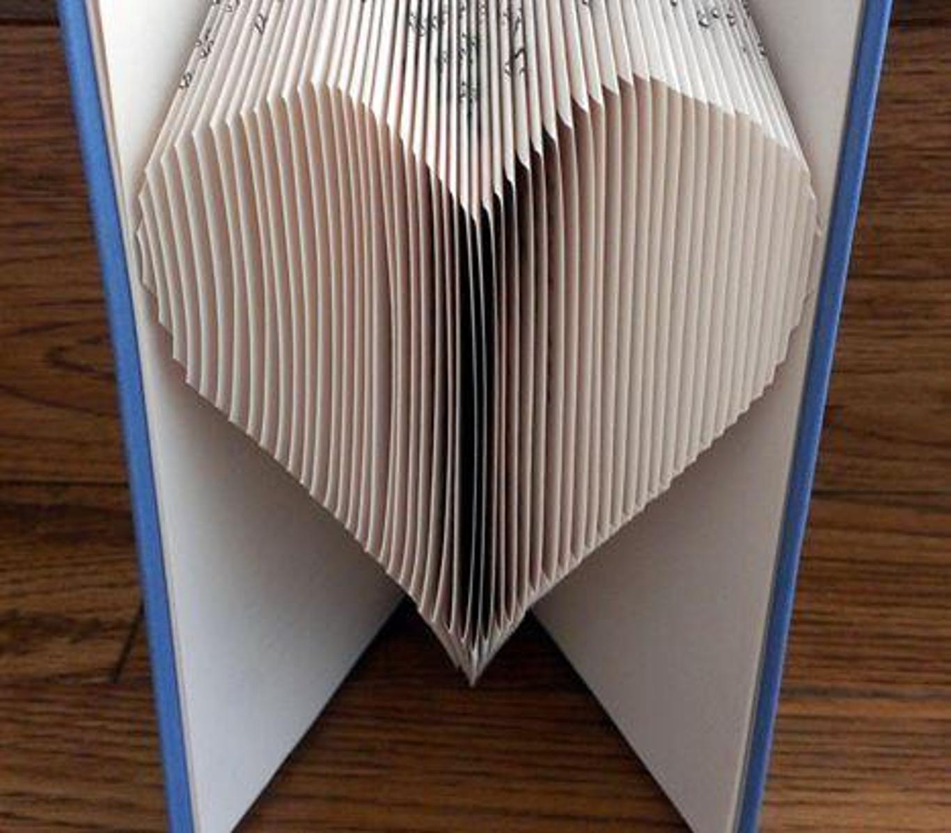 Book Folding Patterns Free Download Heart Pattern