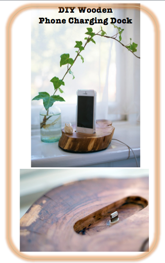 DIY Wooden Charging Dock - Phone Charging Station