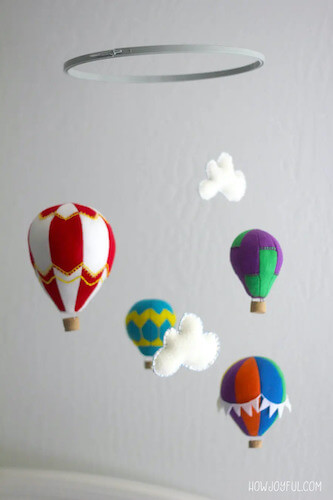 DIY Mobile Hot Air Balloon Template by How Joyful