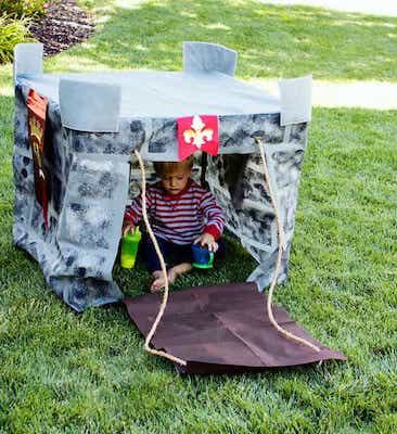 How To Make A Play Castle Tutorial by Fleece Fun