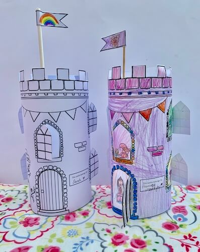 Printable Castle Activity by Make Time Together