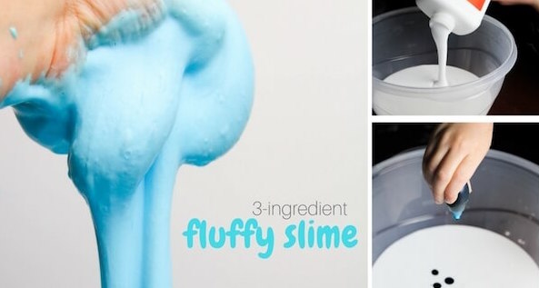 Fluffy Slime 3 Ingredient Recipe