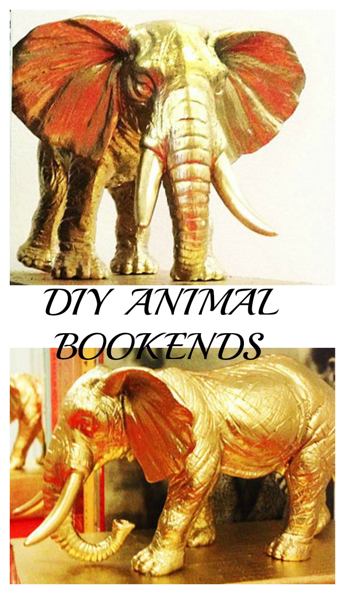 DIY Bookends Personalized With Your Favorite Animal