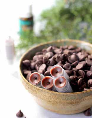 DIY Chocolate Peppermint Lip Balm by Frugal Farm Wife