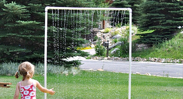 pvc kids sprinkler