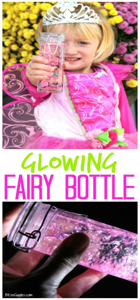 glowing fairy jars