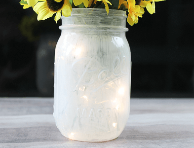 Mason Jar Fairy Lights by Angie Holden