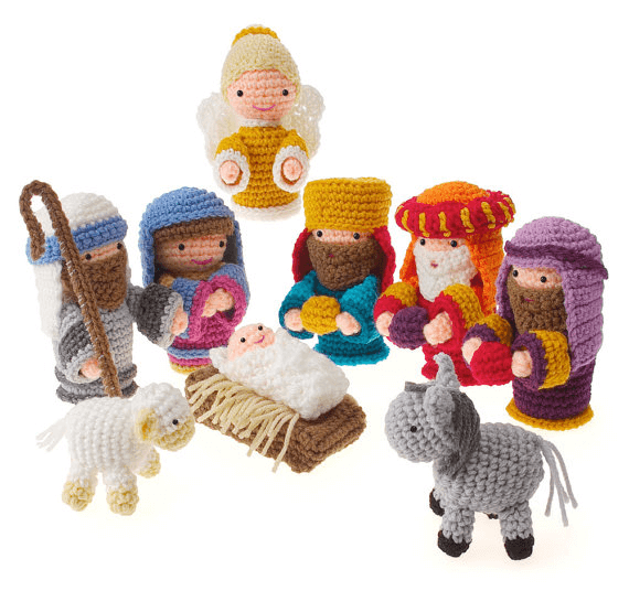 Christmas Crochet Nativity Scene Amigurumi Pattern