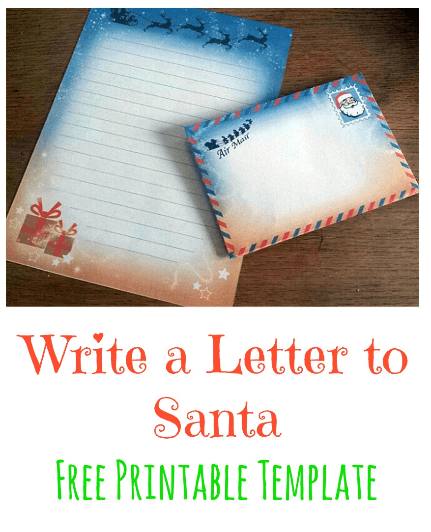 Santa Envelope Free Printable - Santa Envelope Template Printable - Christmas Printables / Santa ...