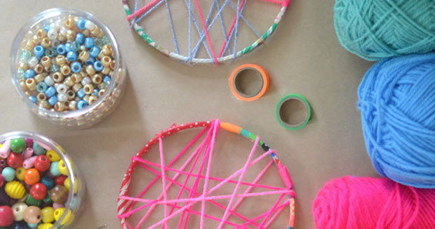 DIY Dreamcatcher For Kids - Kids Crafts