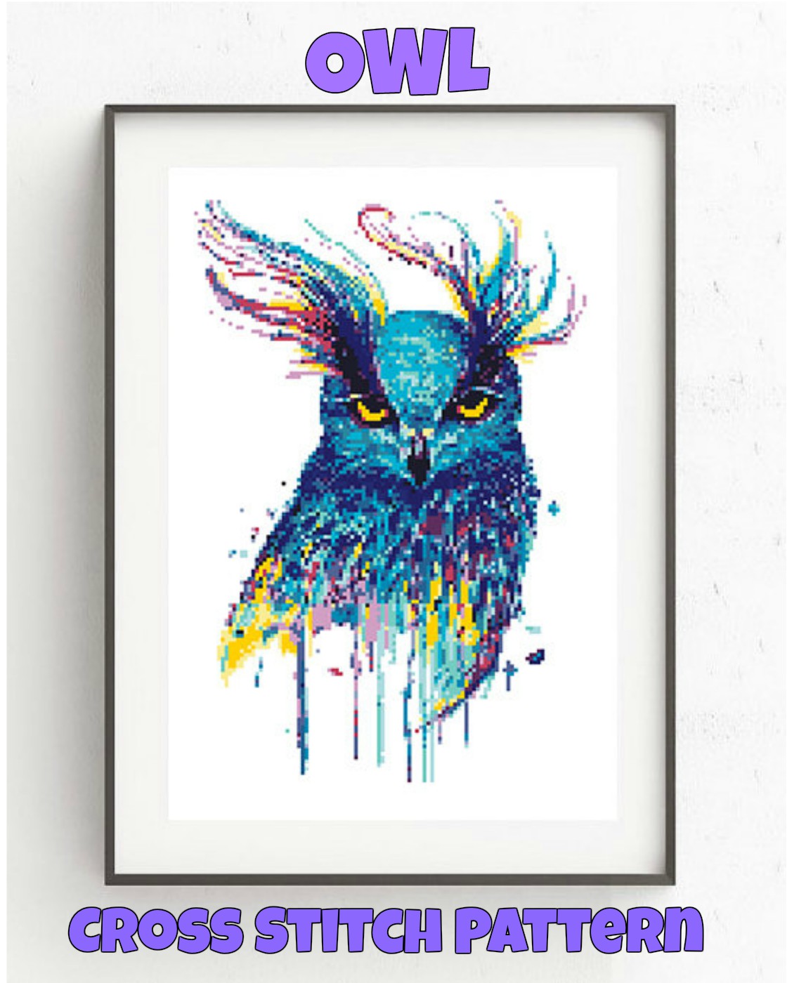 Owl Cross Stitch Pattern - Beautiful Stitch Art | Crafting ...