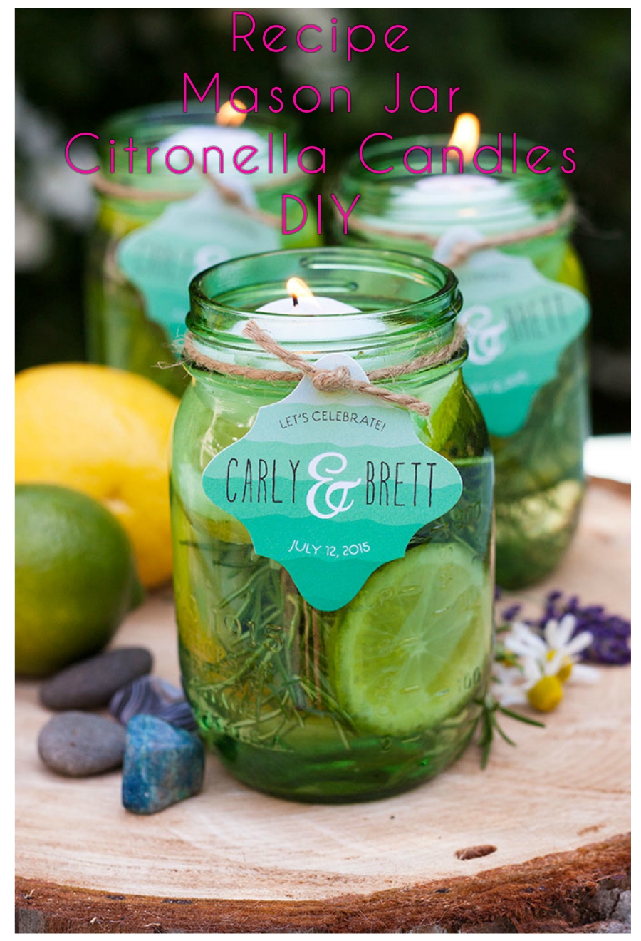 DIY Citronella Candles Mason Jar by Ever Mine