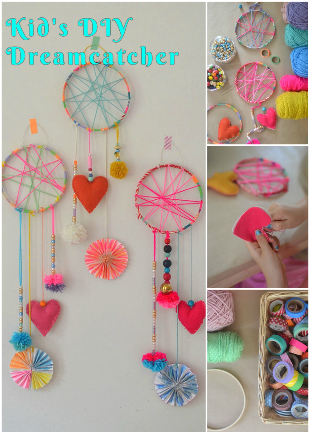 DIY Dreamcatcher For Kids - Kids Crafts
