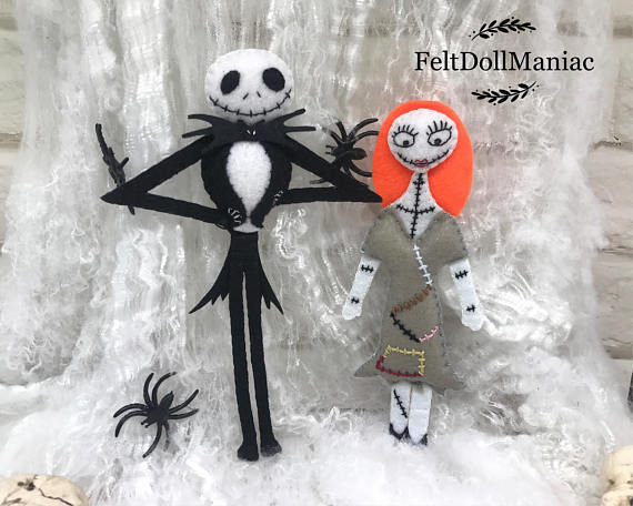 DIY Halloween Dolls - Felt Pattern