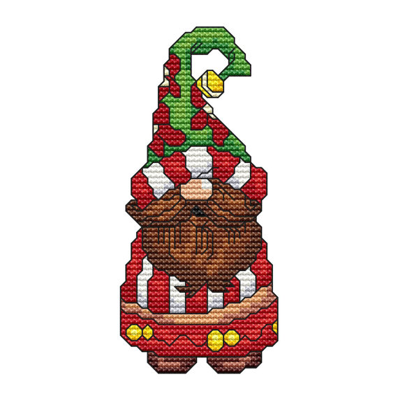 Christmas Elves Cross Stitch Pattern - Christmas Crafts