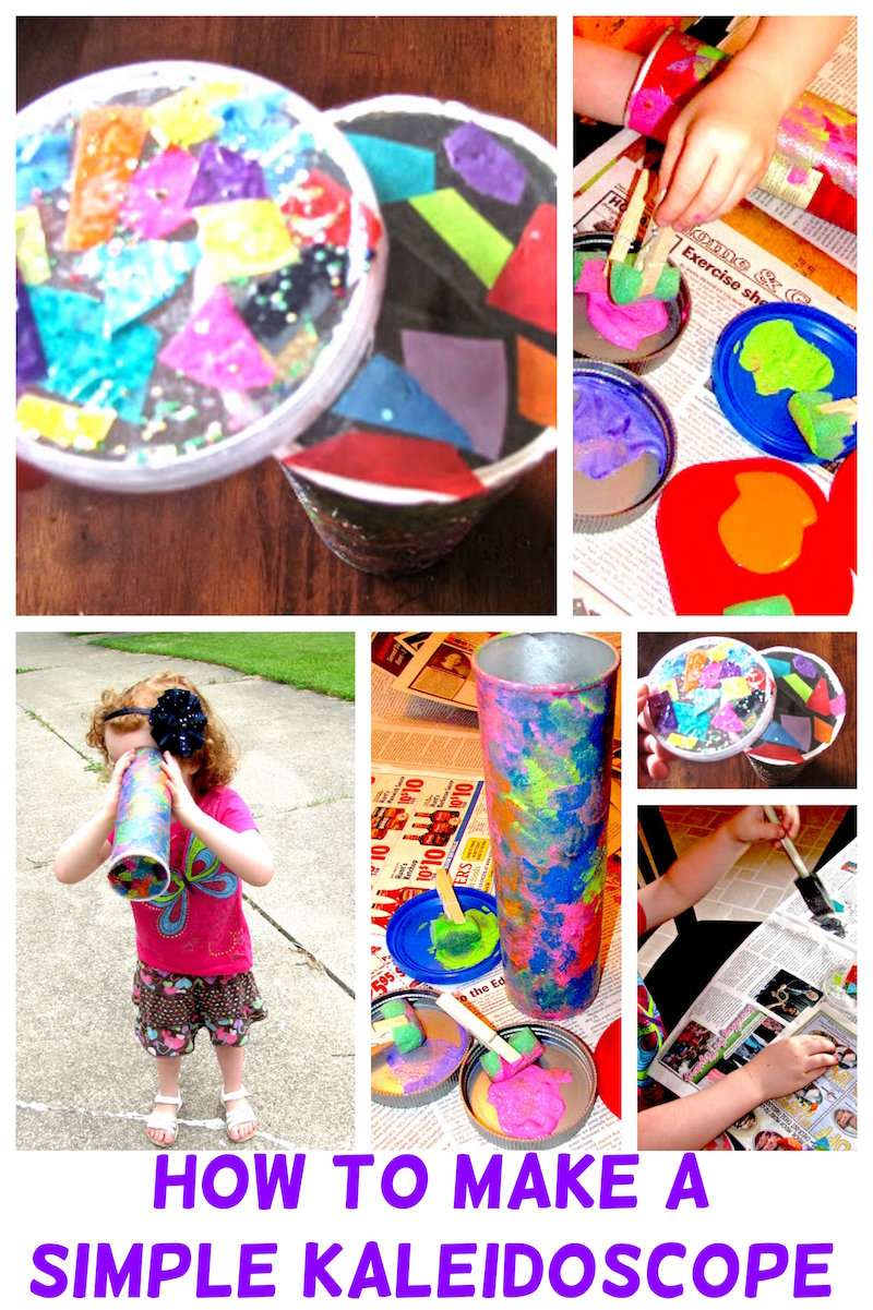 How To Make A Simple Kaleidoscope Diy Kids Crafts Crafting News