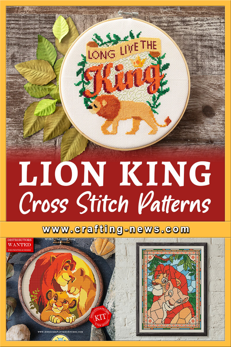 Lion King Cross Stitch Patterns