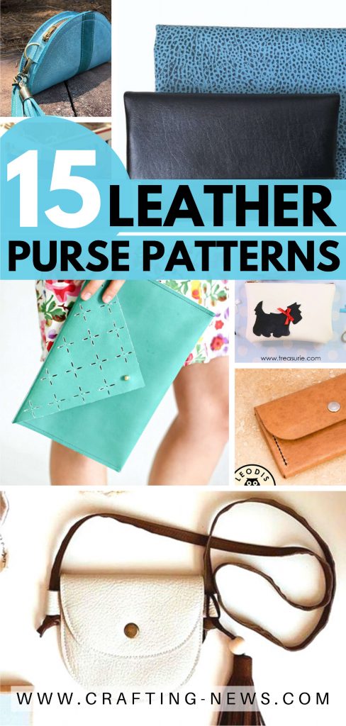 Small Leather Bags Pattern - Pattern Set - Leather DIY - Pdf Download - Leather  Bag - Video Tutorial