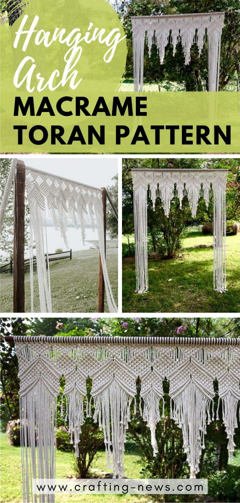 Hanging Arch Macrame Toran Pattern