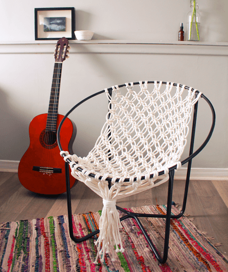 DIY Macrame Hammock Chair by Fish And Bull