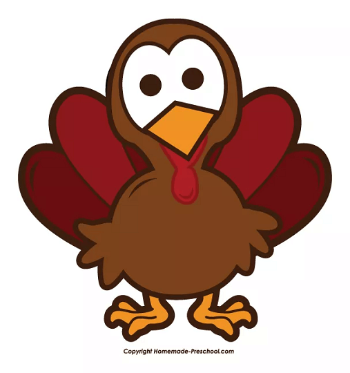 Free Thanksgiving Clipart from Homemade Preschool