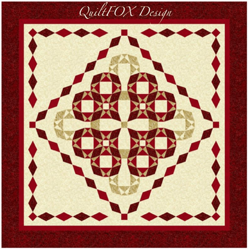 Heartwaves With Diamonds Wedding Quilt Pattern by Quilt Patterns