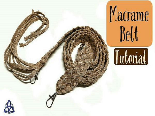  Macrame Belte Tutorial Av Macrame Magiske Knop