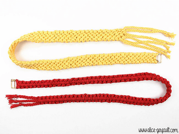 Macramé Cintos Padrão de Perles Co