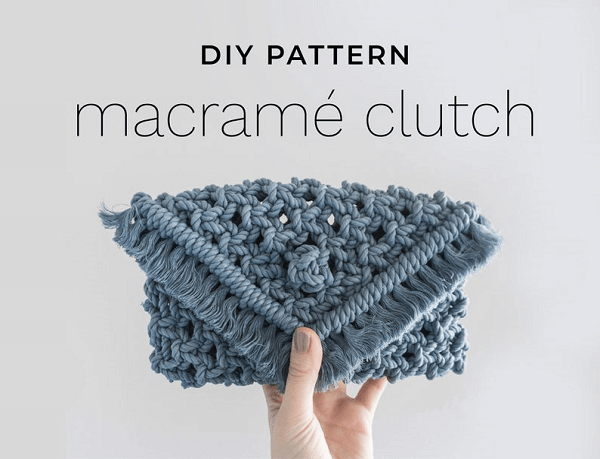 Macrame Clutch Pattern by The Dope Rope