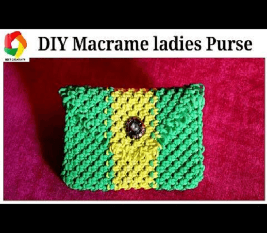Macrame Small Ladies Purse Pattern by Best Creativity