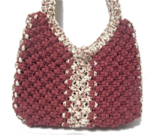 Macrame Teardrop Purse by Free Macrame Patterns