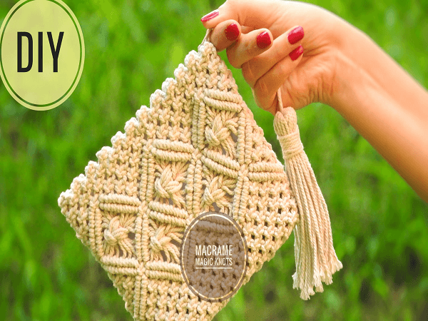 Macrame Wallet Purse Pattern by Macrame Magic Knots