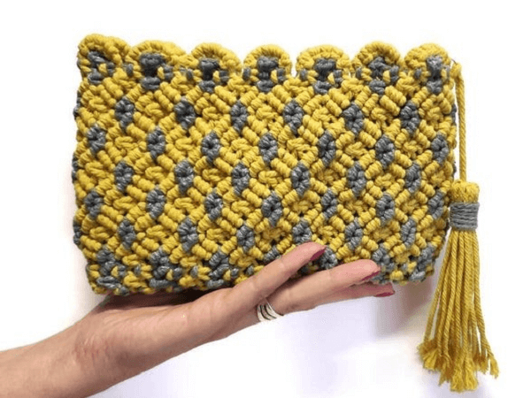 Macrame Wallet Purse Pattern by Macrame Magic Knots