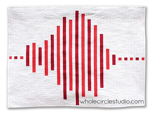 Modern Love Wedding Quilt Pattern by Whole Circle Studio