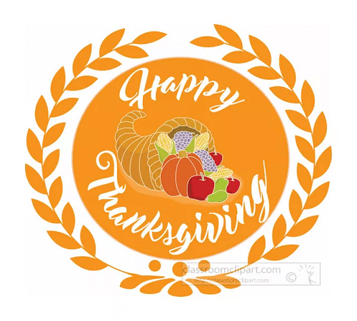 Thanksgiving Clipart and Graphics from Classroom Clipart