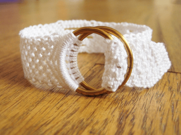 White Belt Macrame Pattern by How Did You made This