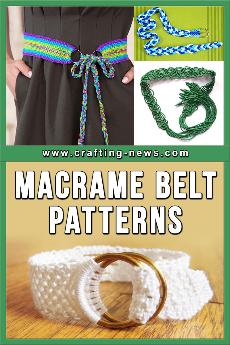 14 Macrame Belt Patterns Crafting News