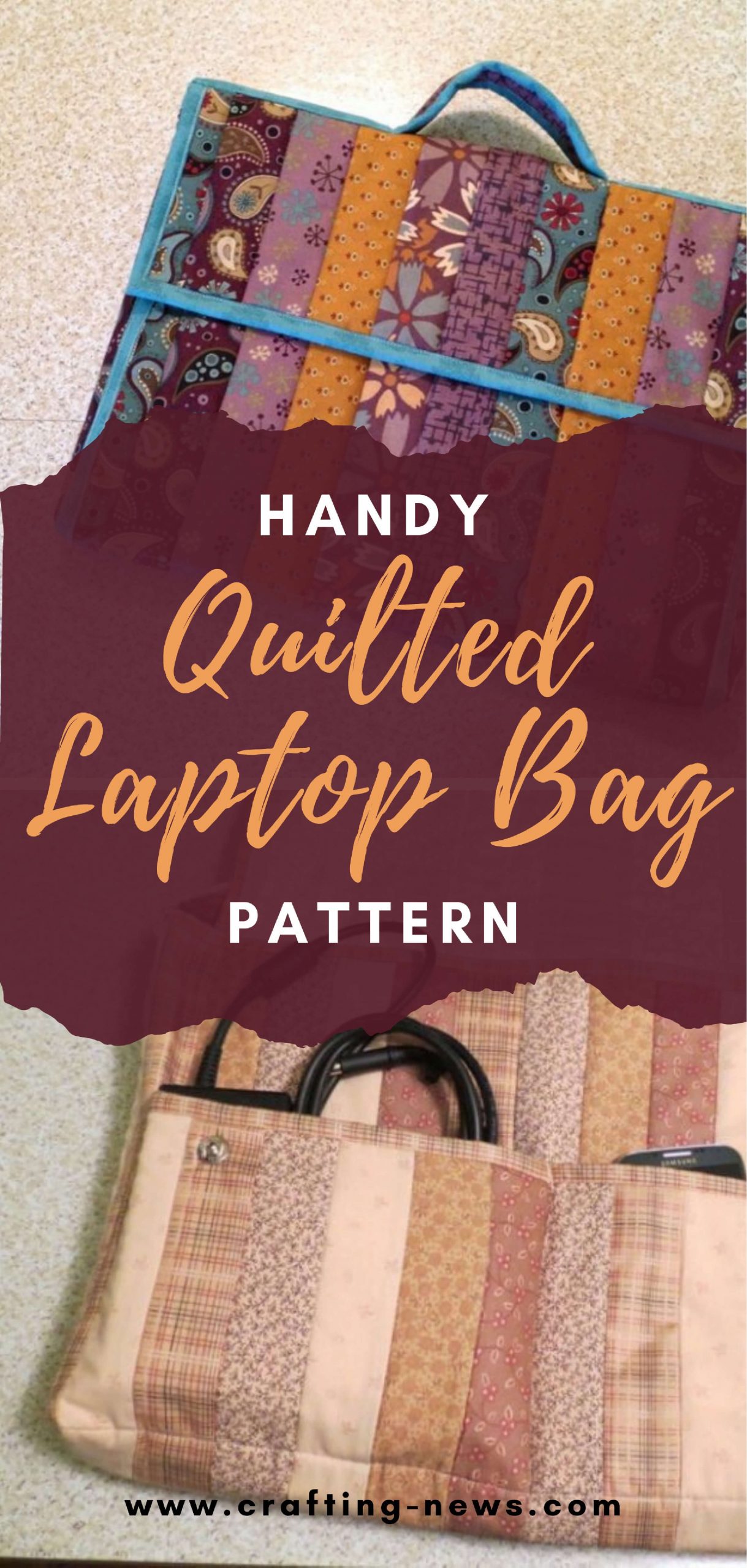 Handy Quilted Laptop Bag Pattern