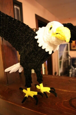 Pipe Cleaner Eagle from Pipe Cleaner Animals